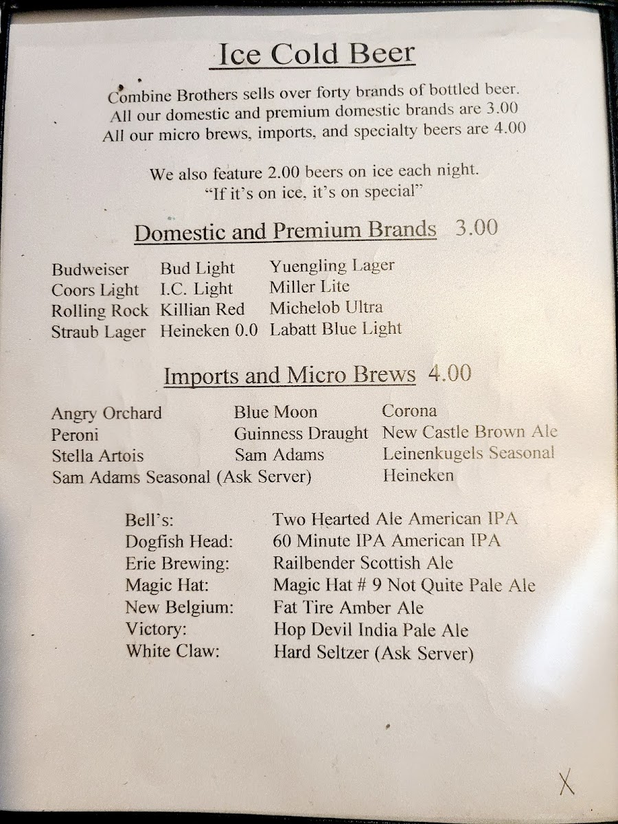 Menu Combine Brothers-3
